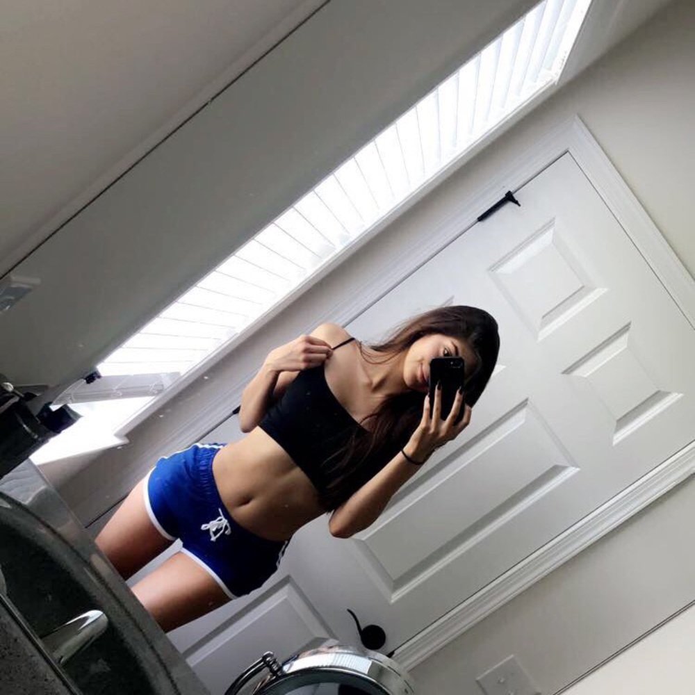 Blue Cotton Shorts